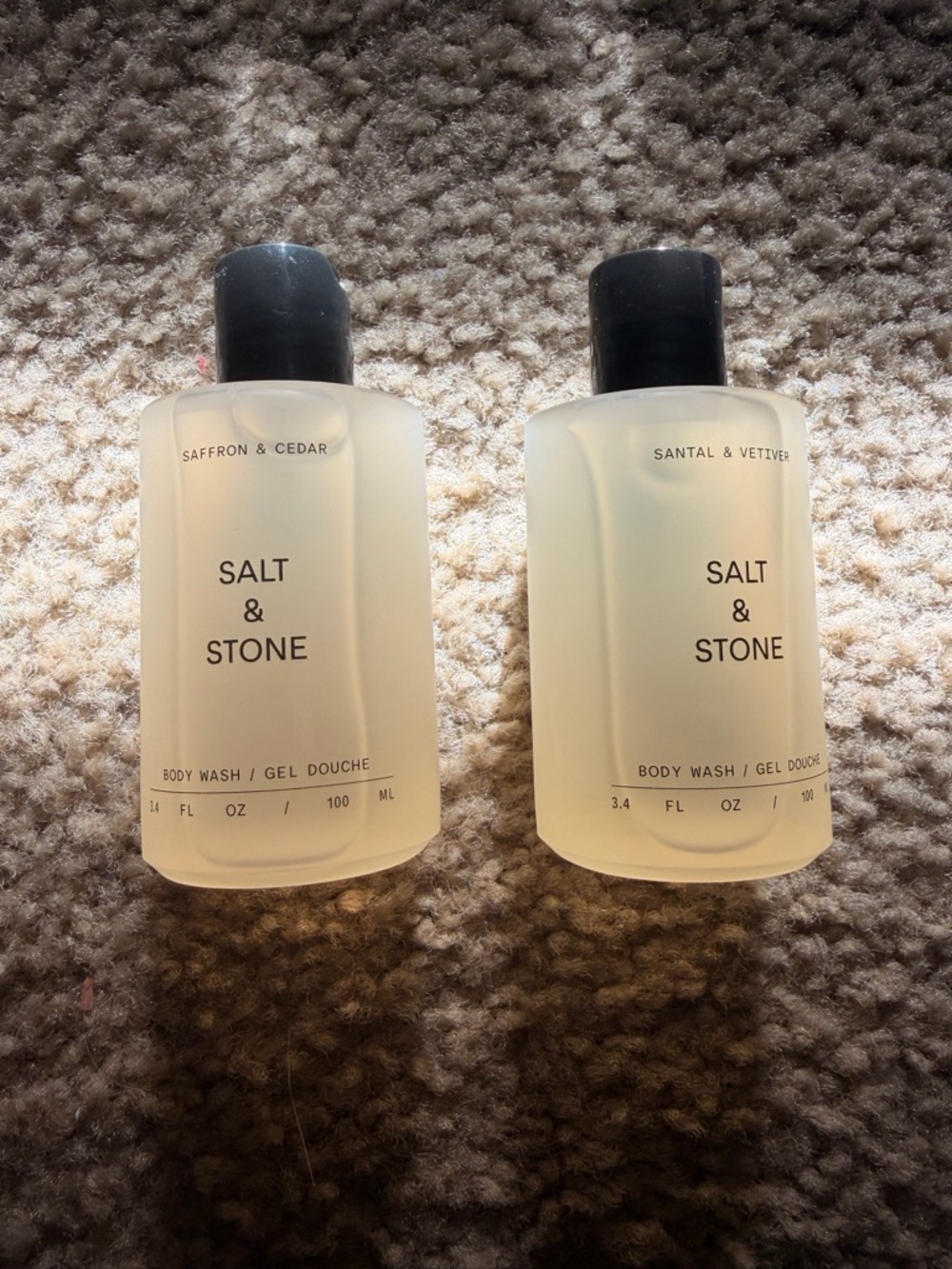 Salt & Stone Body Wash - Santal & Vetiver / Saffron Cedar